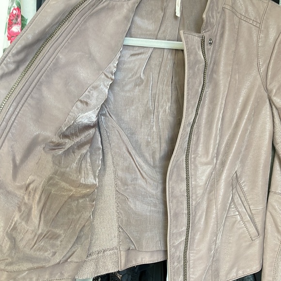 Free People Clean Vegan Faux Leather Jacket 2 - Picture 7 of 8